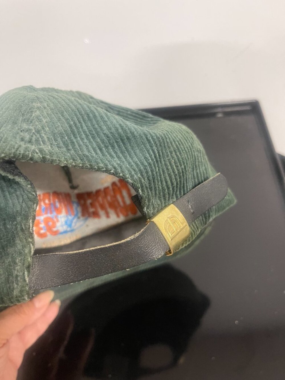 Vintage Copper World '93 Phoenix Corduroy Strapback Hat Made USA - Picture 2 of 7
